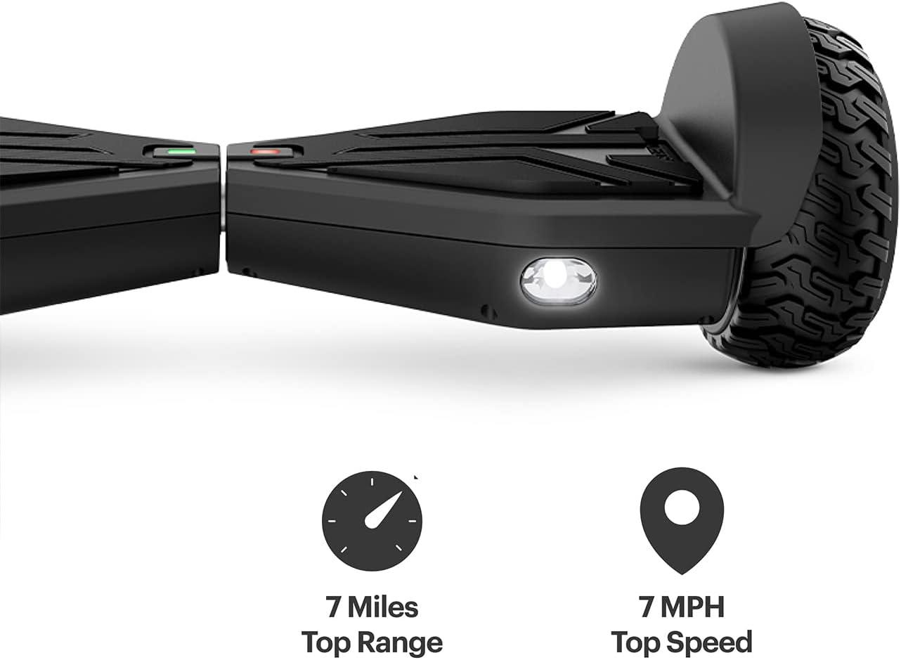 image:imageJetson All Terrain Hoverboard with LED Lights LED Lightup Wheels SelfBalancing Hoverboard with Active Balance Technology Ages 12Onyx
