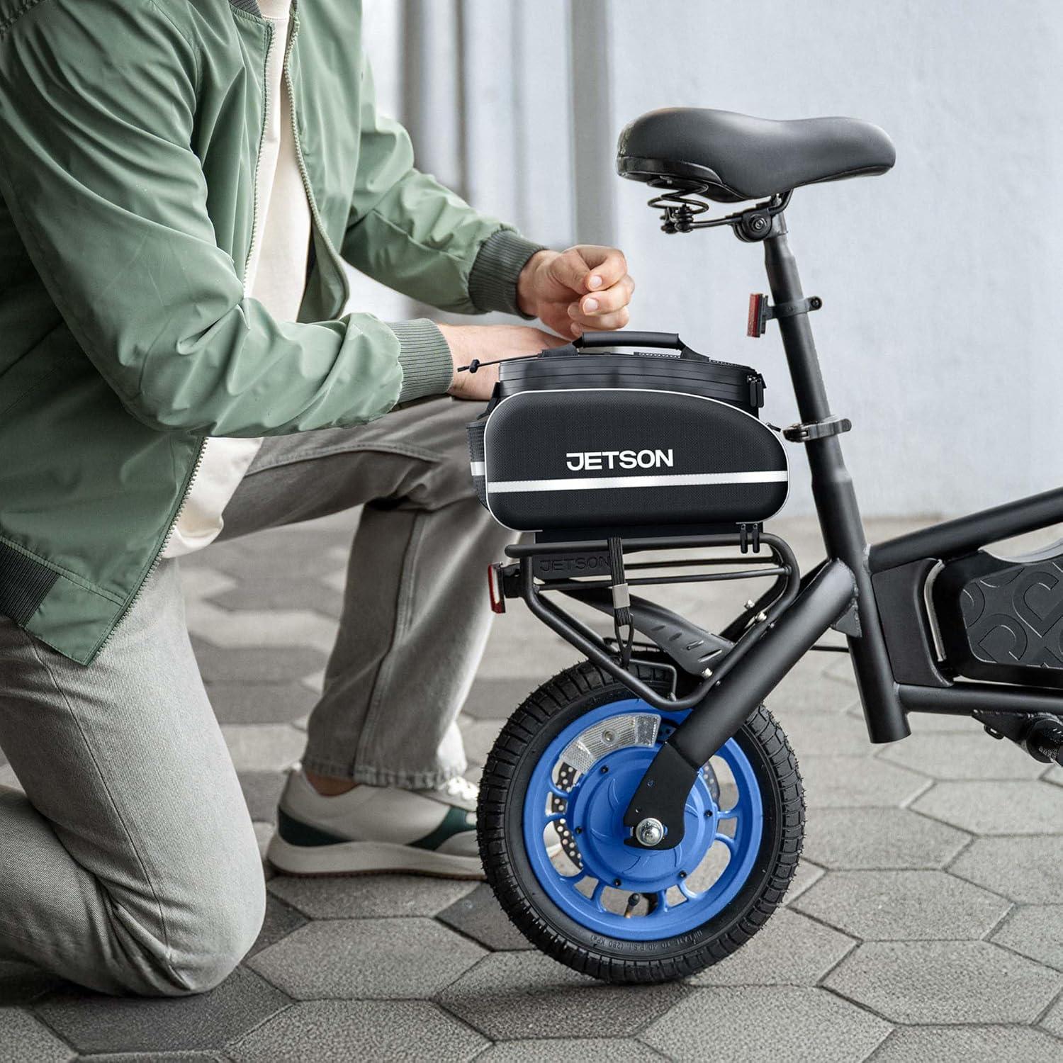 image:imageJetson Bolt Electric Bike Foot Pegs EasyFolding Builtin Carrying Handle Twist Throttle Cruise Control Up to 155 MPH Range Up to 15 Miles Ages 1312 inch Bolt