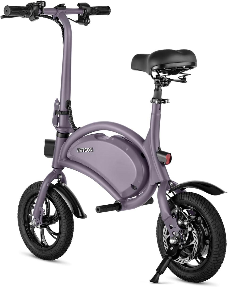 image:imageJetson Bolt Electric Bike Foot Pegs EasyFolding Builtin Carrying Handle Twist Throttle Cruise Control Up to 155 MPH Range Up to 15 Miles Ages 1312 inch Bolt