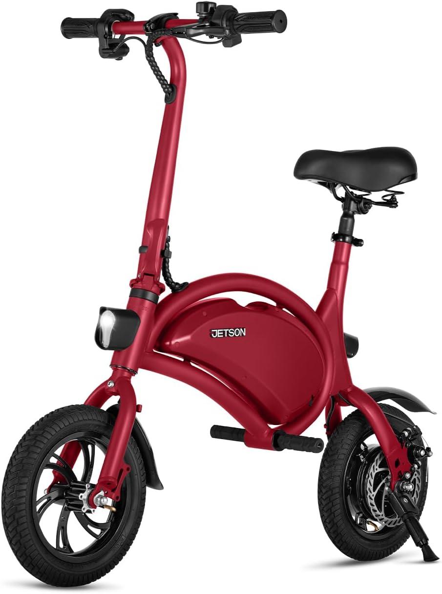 image:imageJetson Bolt Electric Bike Foot Pegs EasyFolding Builtin Carrying Handle Twist Throttle Cruise Control Up to 155 MPH Range Up to 15 Miles Ages 1312 inch Bolt