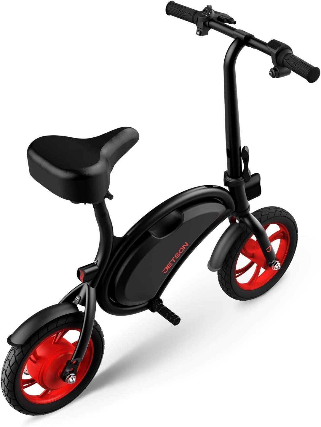image:imageJetson Bolt Electric Bike Foot Pegs EasyFolding Builtin Carrying Handle Twist Throttle Cruise Control Up to 155 MPH Range Up to 15 Miles Ages 1312 inch Bolt