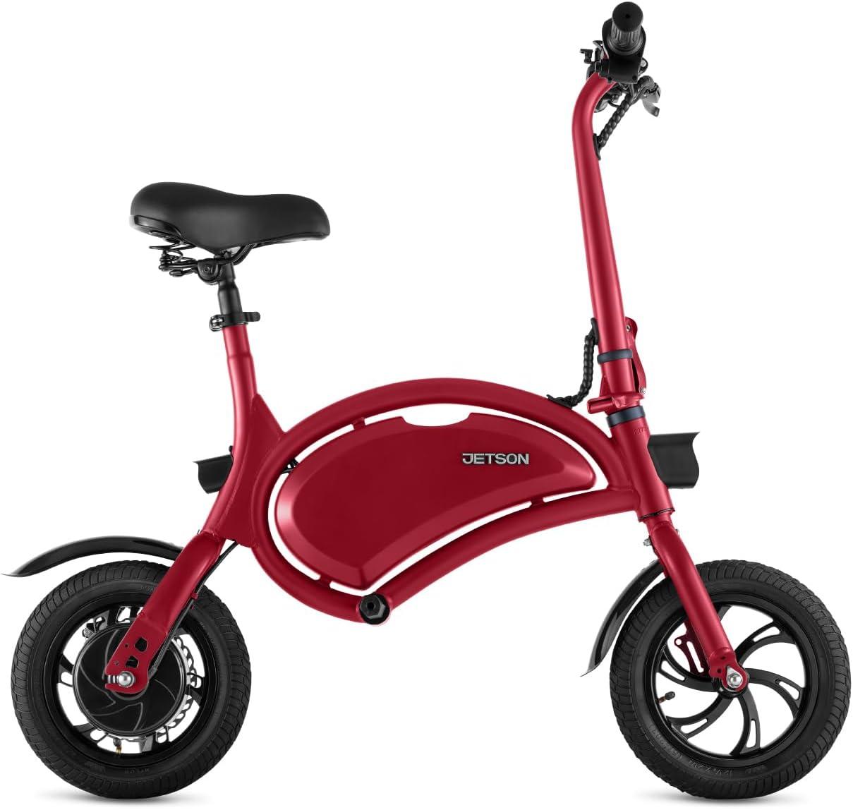 image:imageJetson Bolt Electric Bike Foot Pegs EasyFolding Builtin Carrying Handle Twist Throttle Cruise Control Up to 155 MPH Range Up to 15 Miles Ages 1312 inch Bolt