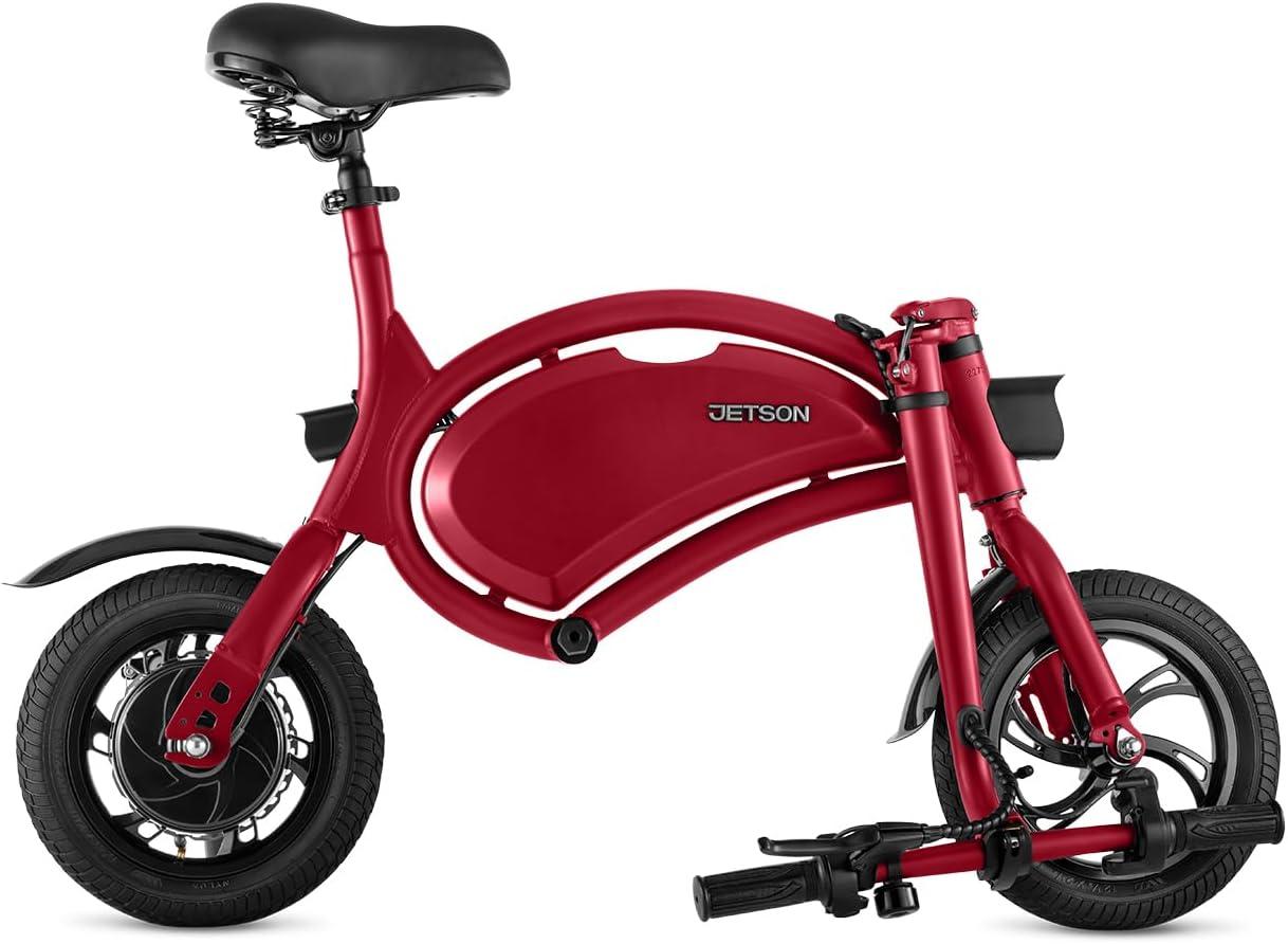 image:imageJetson Bolt Electric Bike Foot Pegs EasyFolding Builtin Carrying Handle Twist Throttle Cruise Control Up to 155 MPH Range Up to 15 Miles Ages 1312 inch Bolt