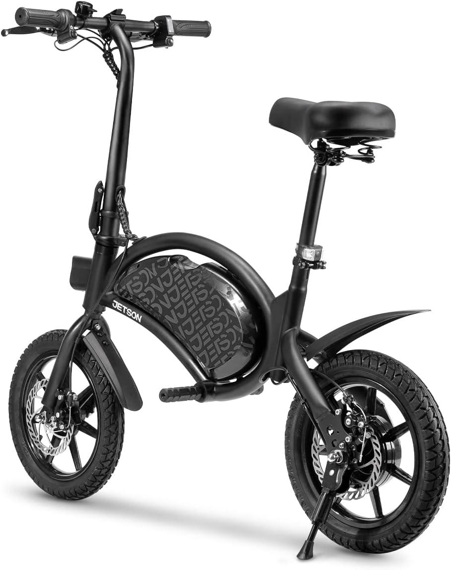 image:imageJetson Bolt Electric Bike Foot Pegs EasyFolding Builtin Carrying Handle Twist Throttle Cruise Control Up to 155 MPH Range Up to 15 Miles Ages 1314 inch Bolt