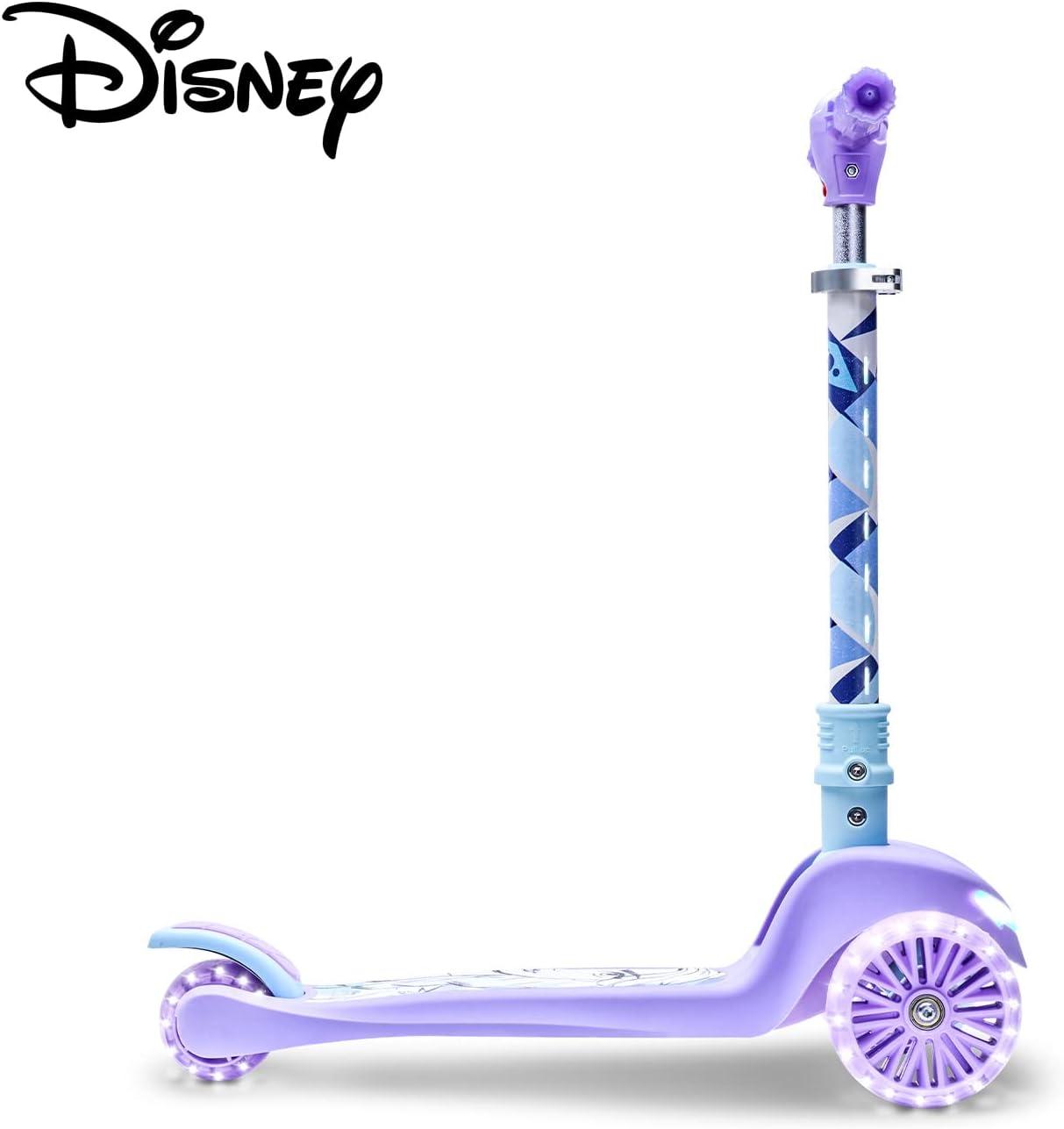 image:imageJetson Character Kids Kick Scooter LED Lights on Stem amp LightUp Wheels Lightweight Frame HeightAdjustable Handlebar LeantoSteer System EasyFold MechanismFrozen II