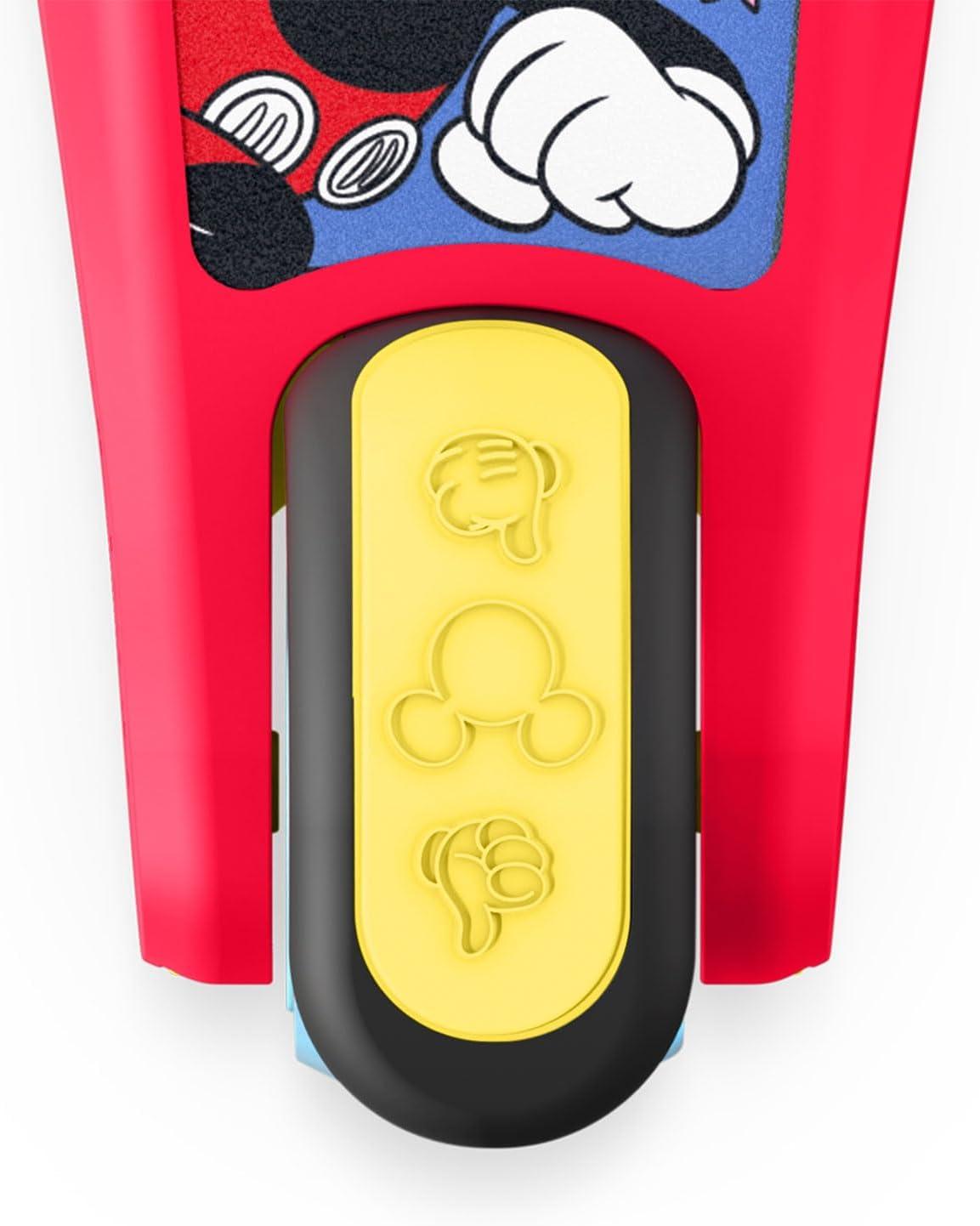 image:imageJetson Character Kids Kick Scooter LED Lights on Stem amp LightUp Wheels Lightweight Frame HeightAdjustable Handlebar LeantoSteer System EasyFold MechanismMickey