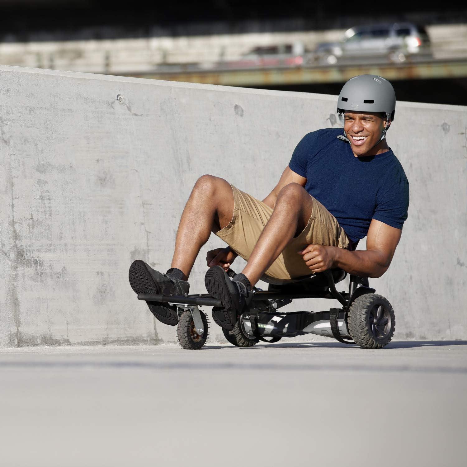 image:imageJetson JetKart 20 Universal Hoverboard Attachment 6 Tire Bucket SeatWith Spin Hoverboard Black