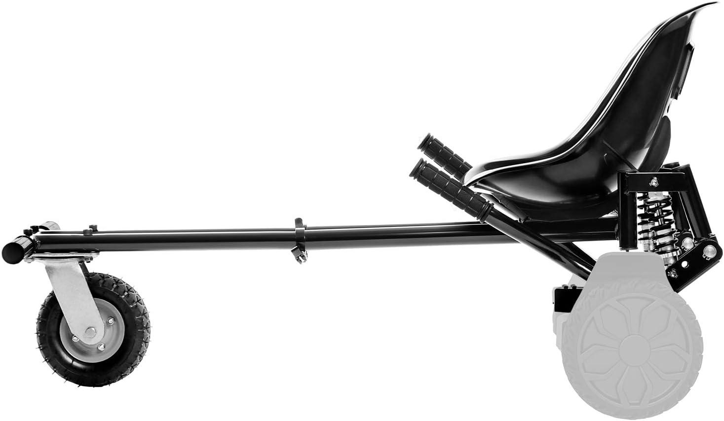 image:imageJetson JetKart 20 Universal Hoverboard Attachment 6 Tire Bucket SeatWith Spin Hoverboard Black