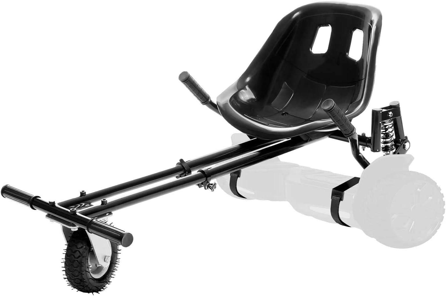 image:imageJetson JetKart 20 Universal Hoverboard Attachment 6 Tire Bucket SeatWith Spin Hoverboard Black