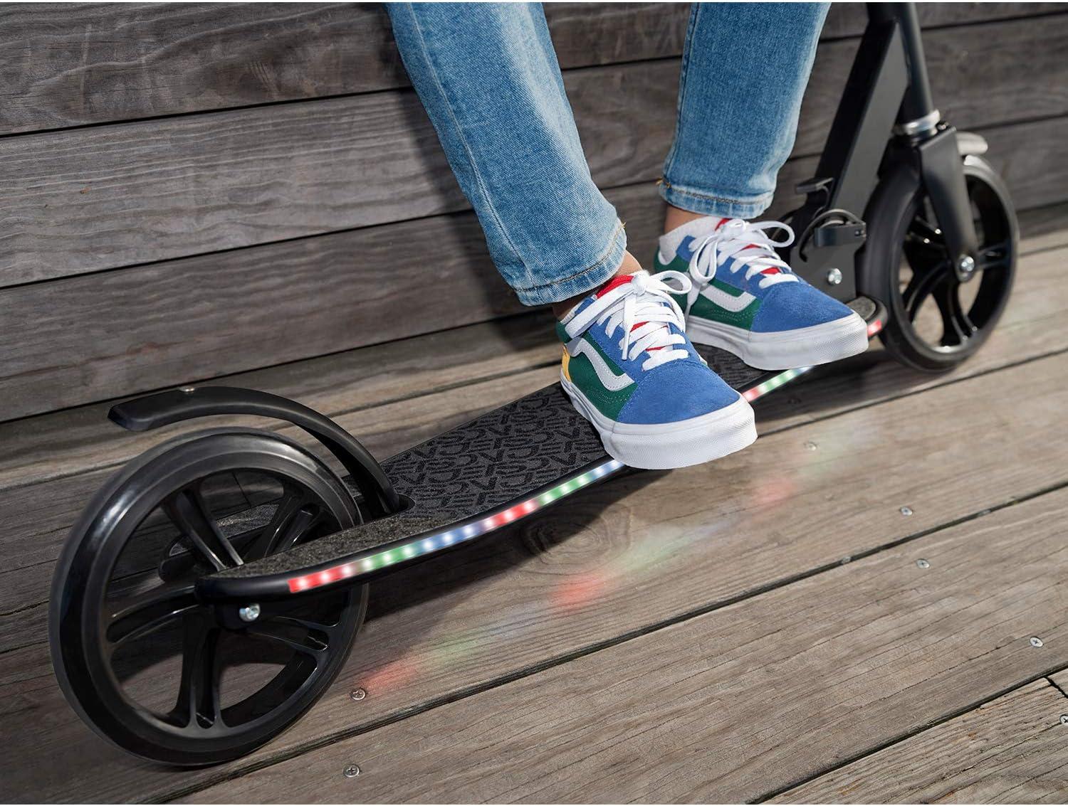 image:imageJetson Jupiter Jumbo 2Wheel Kick Scooter Sturdy Wide Deck Height Adjustable Handlebar Rear Brake EasyFolding Mechanism 8 inch wheelsJupiter Jumbo Black