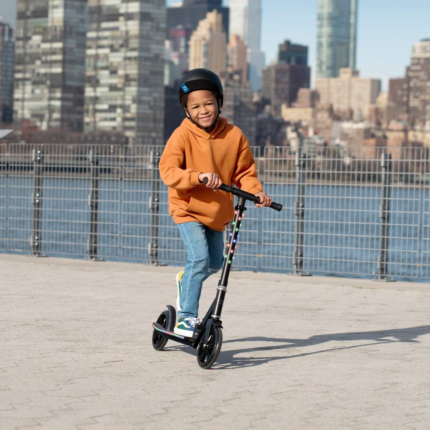 image:imageJetson Jupiter Jumbo 2Wheel Kick Scooter Sturdy Wide Deck Height Adjustable Handlebar Rear Brake EasyFolding Mechanism 8 inch wheelsJupiter Jumbo Black