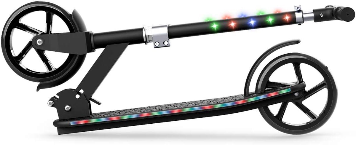 image:imageJetson Jupiter Jumbo 2Wheel Kick Scooter Sturdy Wide Deck Height Adjustable Handlebar Rear Brake EasyFolding Mechanism 8 inch wheelsJupiter Jumbo Black