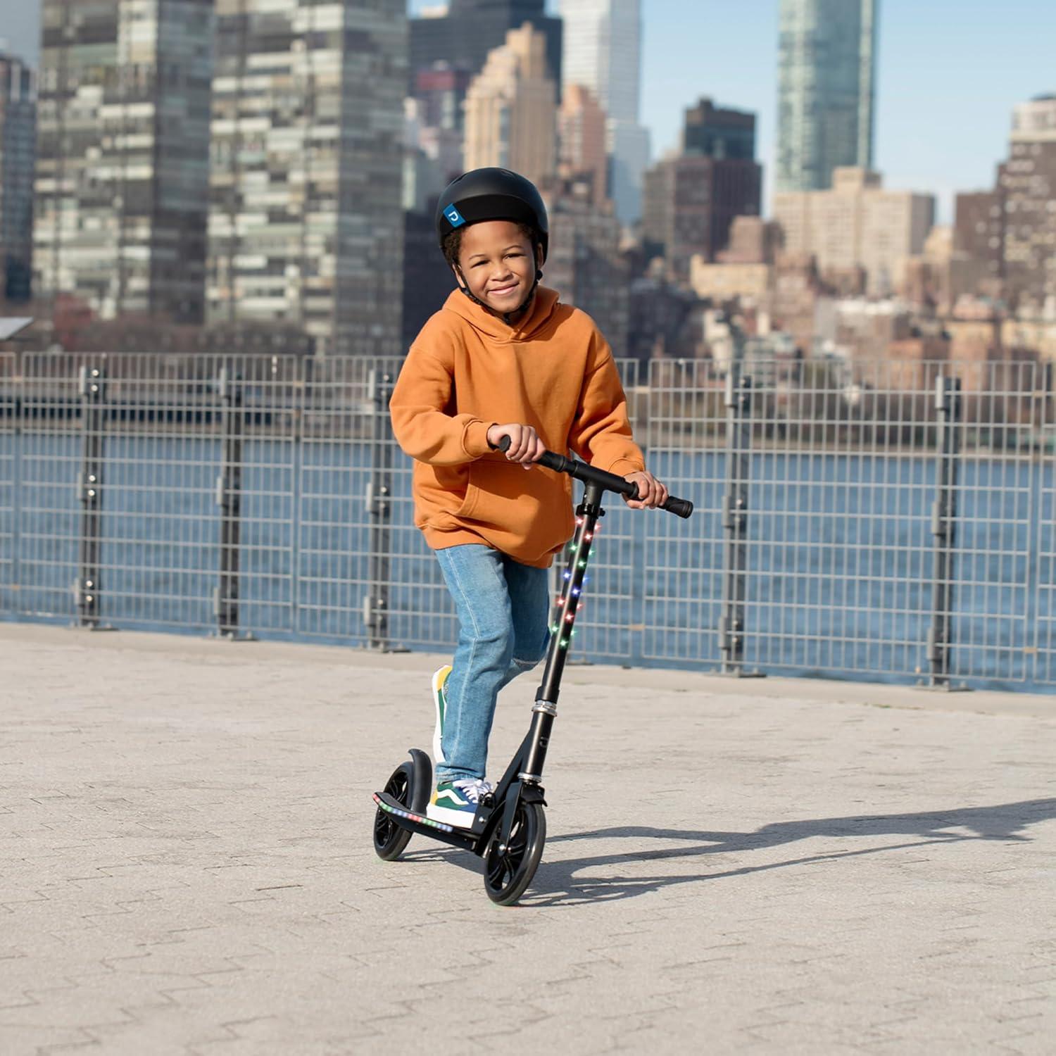 image:imageJetson Jupiter Jumbo 2Wheel Kick Scooter Sturdy Wide Deck Height Adjustable Handlebar Rear Brake EasyFolding Mechanism 8 inch wheelsJupiter Jumbo Blue