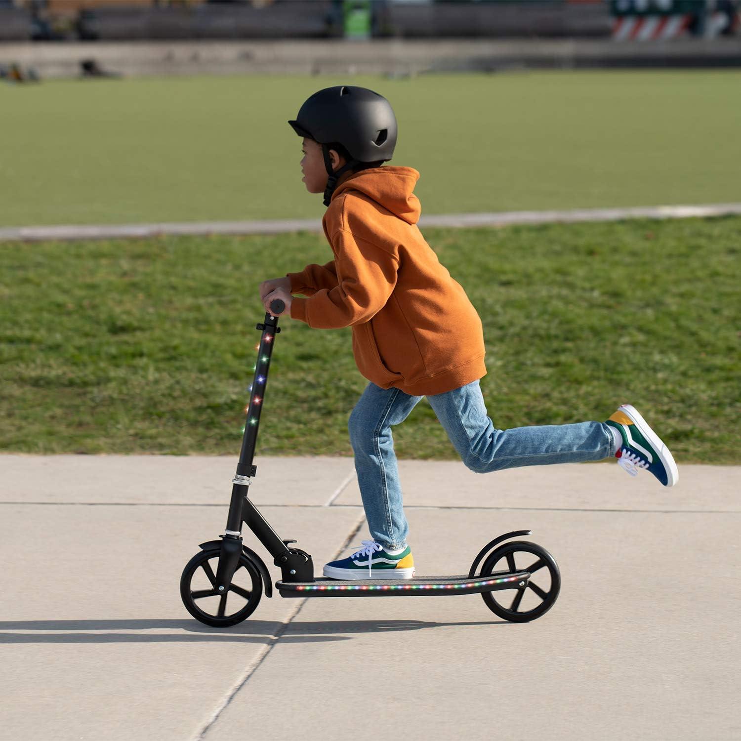 image:imageJetson Jupiter Jumbo 2Wheel Kick Scooter Sturdy Wide Deck Height Adjustable Handlebar Rear Brake EasyFolding Mechanism 8 inch wheelsJupiter Jumbo Red