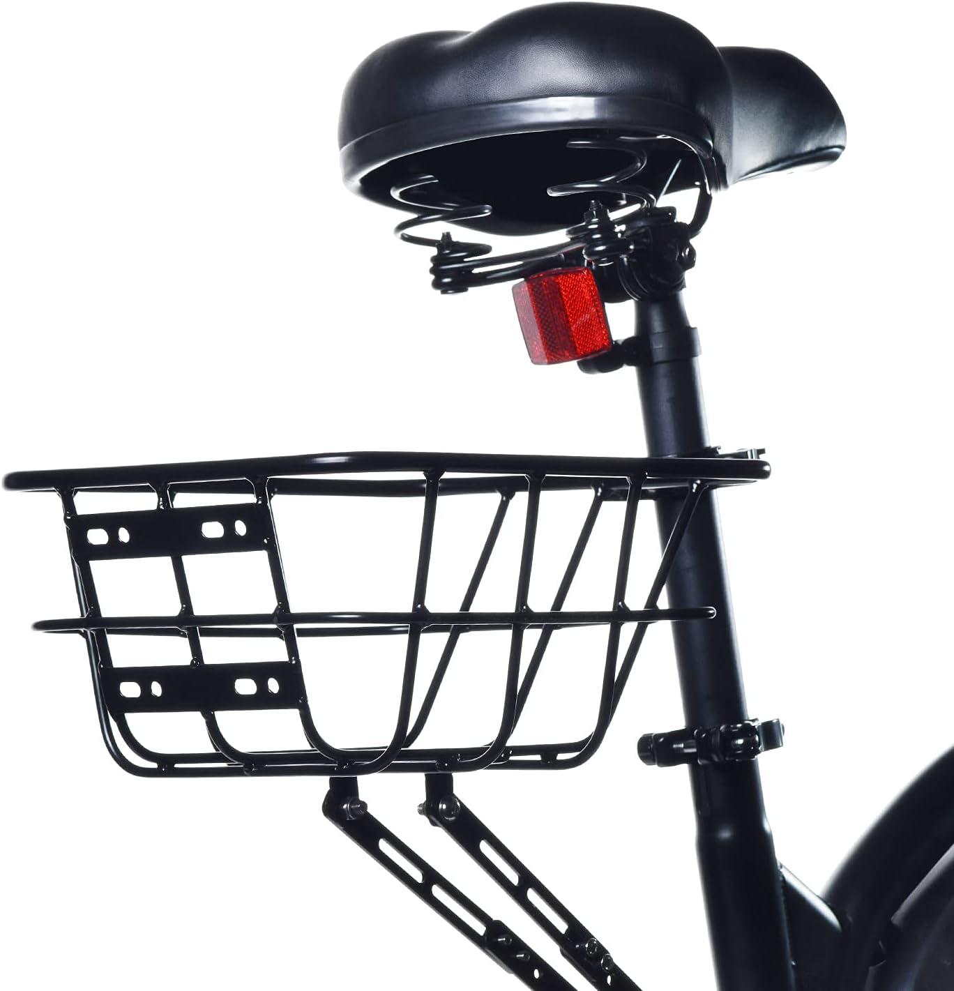 image:imageJetson Rear Bicycle Basket Compatible With These Jetson Products Bolt Bolt Pro LX10 Axle and Bolt Up Black JRBSKTBLK