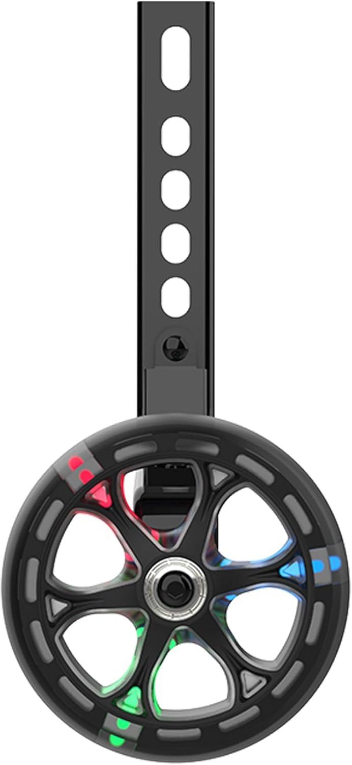 image:imageJetson Spark LightUp Training Wheel Accessory Motion Activated LED LightUp Wheels 4 Inch Wheels Fits Most Bike Wheels From 12 to 2 inches Ages 3 Black JSPRK2BLK