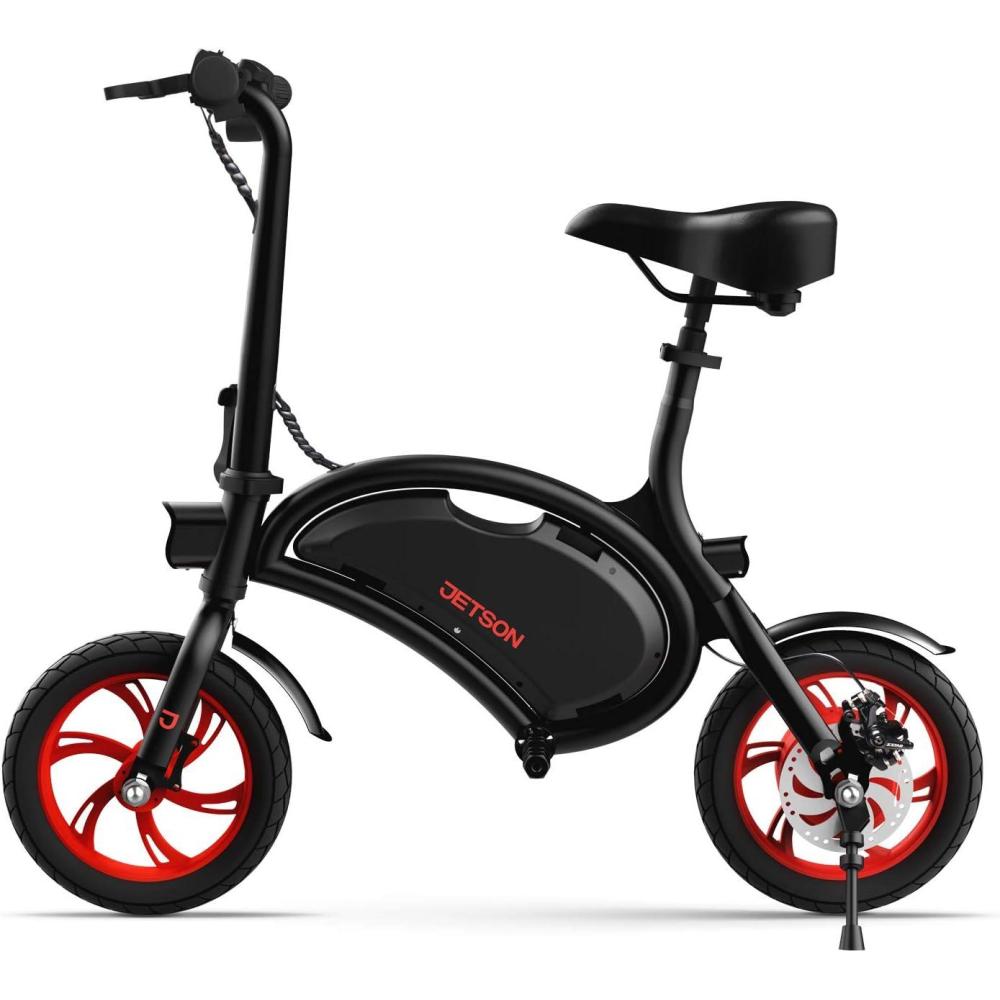 image:imageJetson Bolt Electric Bike Foot Pegs EasyFolding Builtin Carrying Handle Twist Throttle Cruise Control Up to 155 MPH Range Up to 15 Miles Ages 1312 inch Bolt