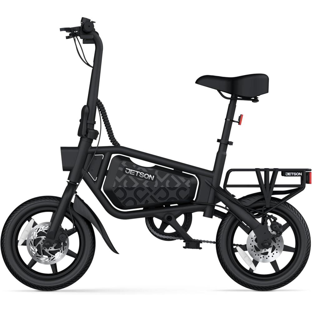 image:imageJetson Bolt Electric Bike Foot Pegs EasyFolding Builtin Carrying Handle Twist Throttle Cruise Control Up to 155 MPH Range Up to 15 Miles Ages 1314 inch Bolt Pro