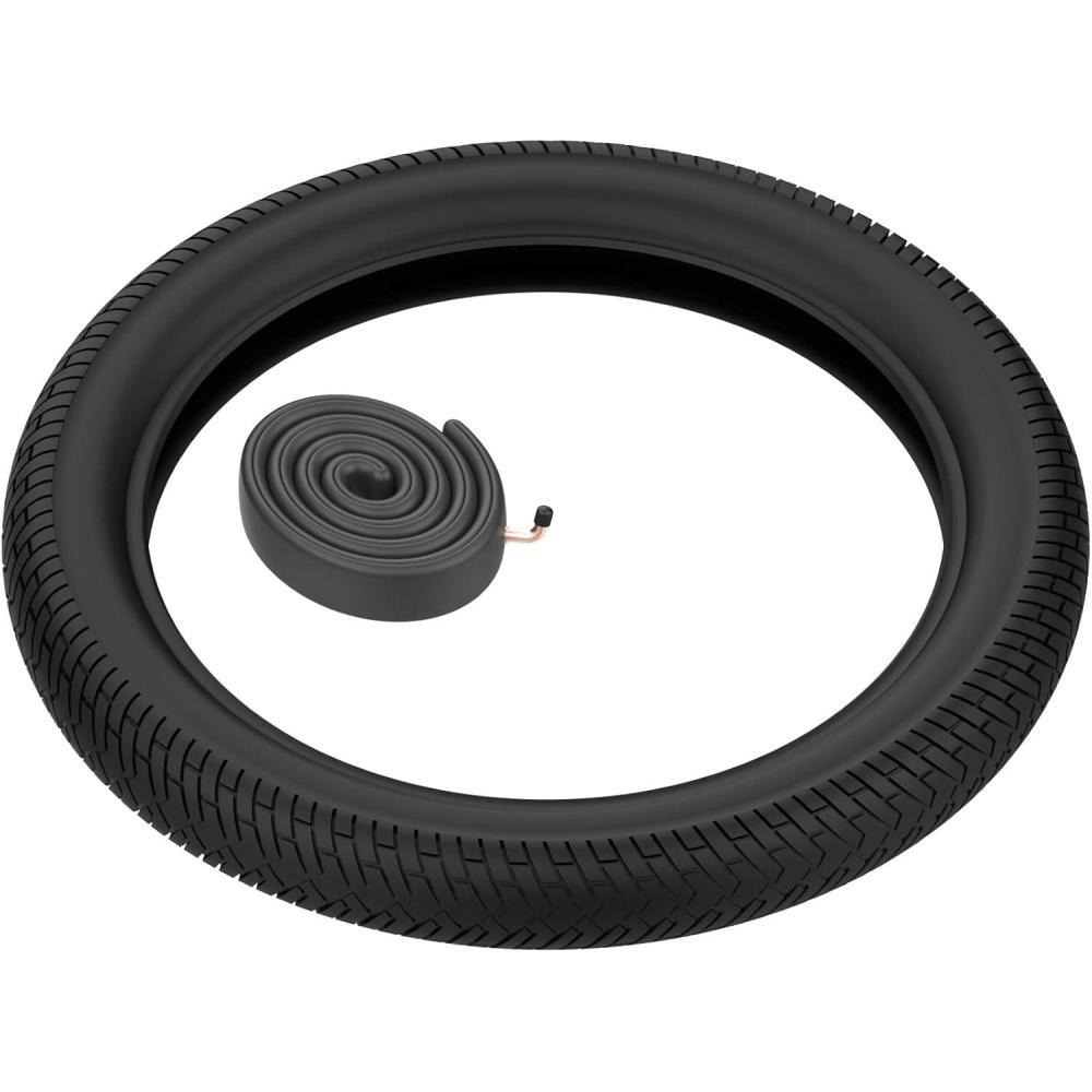 image:imageJetson Electric AuthenticFactory OEM 12 Tire amp Tube Set for Jetson Axle X Electric BikeBlack