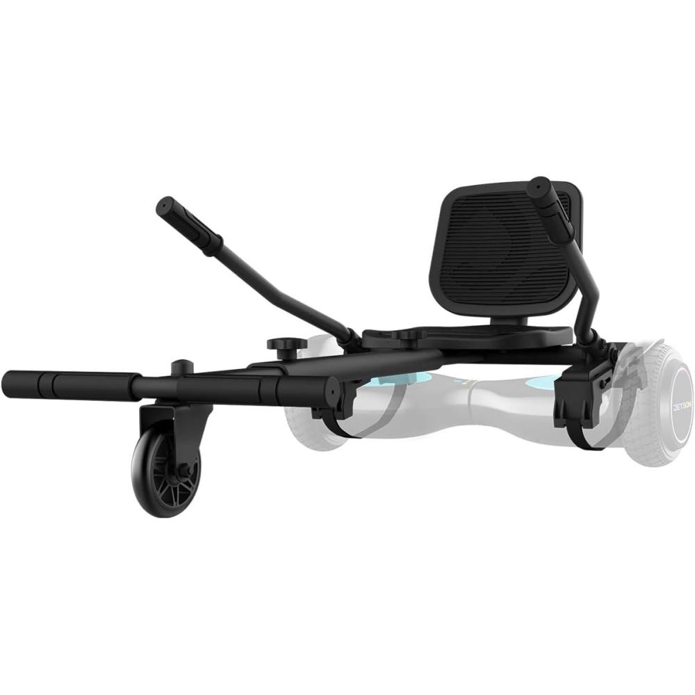 image:imageJetson JetKart 30 Universal Hoverboard Attachment 4 Tire Adjustable Footrest Accommodates Most Heights Ages 12 Black JKAR30BLK