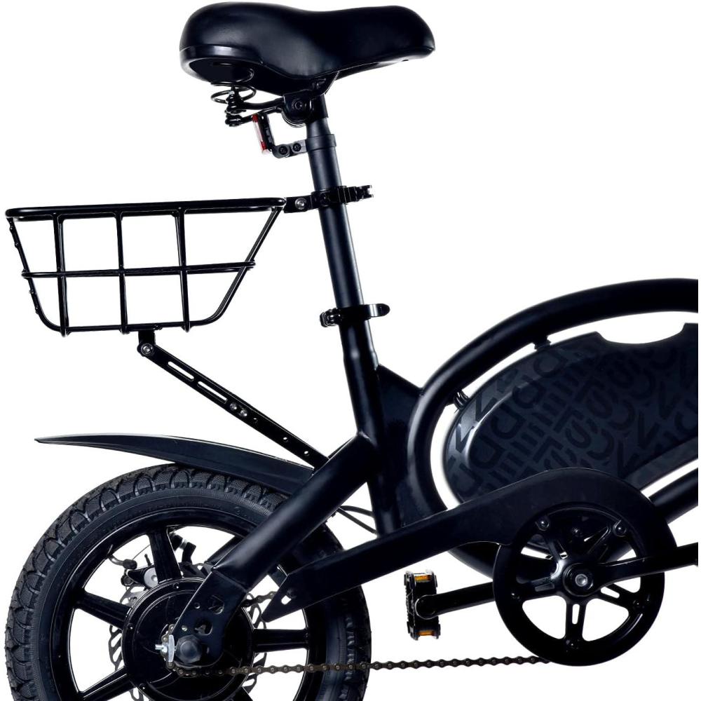 image:imageJetson Rear Bicycle Basket Compatible With These Jetson Products Bolt Bolt Pro LX10 Axle and Bolt Up Black JRBSKTBLK