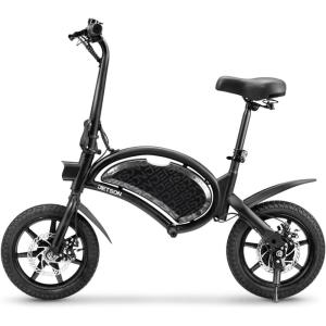 Jetson Bolt Electric Bike, Foot Pegs, Easy-Folding, Built-in Carrying Handle, Twist Throttle, Cruise Control, Up to 15.5 MPH, Range Up to 15 Miles, Ages 13+(14 inch Bolt)