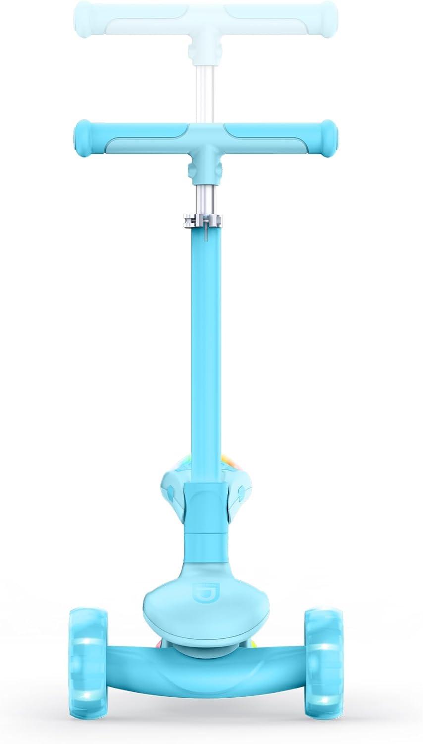 image:imageJetson Aria 2in1 Kick Scooter Convertible Seated RideOn and Standing 3Wheel Scooter for Kids and Preschoolers LED LightUp Deck and Seat Adjustable Height Ages 2 to 4 Blue