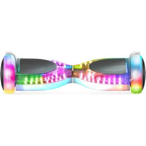 Jetson Pixel Hoverboard, Light-Up Hoverboard with Internal LED Lights, Built-in Bluetooth Speaker, Up to 9 Mph, Ages 12+