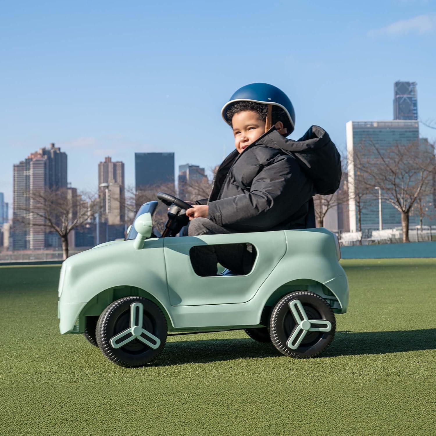 image:imageJetson Mako Kids Electric Motor Assist Push Car 3 Modes Push Drive or Remote Control Top Speed of 3 mph Seatbelt Headlights Recommended Ages 24 Years