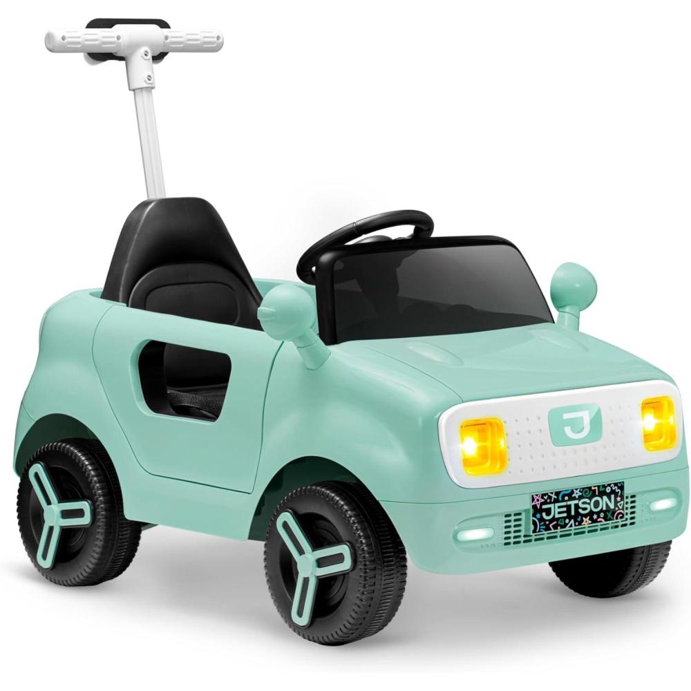 image:imageJetson Mako Kids Electric Motor Assist Push Car 3 Modes Push Drive or Remote Control Top Speed of 3 mph Seatbelt Headlights Recommended Ages 24 Years